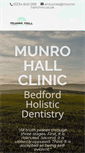 Mobile Screenshot of munro-hallclinic.co.uk